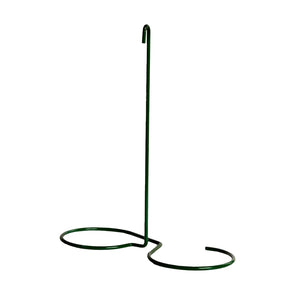 Cylinder Wire Feeder with a hook, featuring a simple wire design and two bottom perching rings, ideal for holding small bird seed cylinders.
